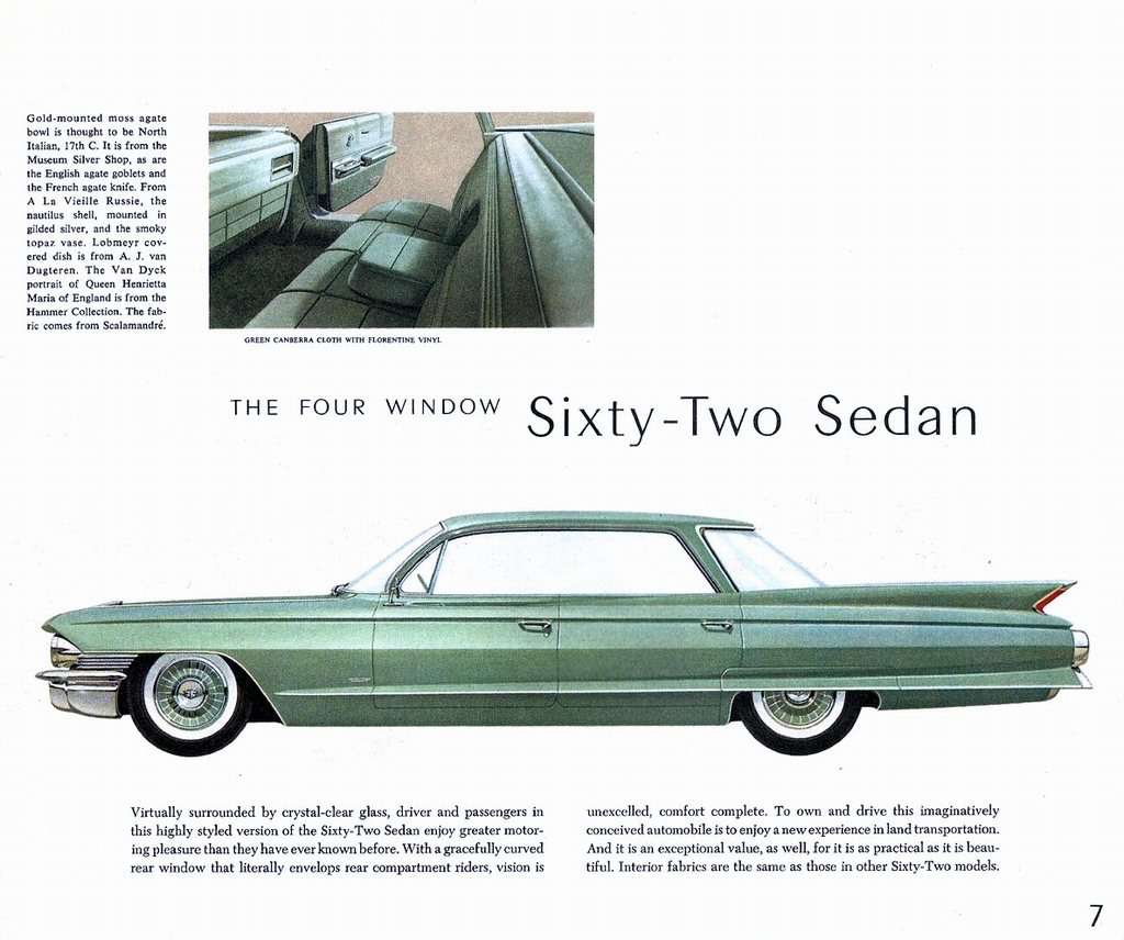 1961 Cadillac Prestige Brochure Page 14